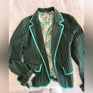 Original penguin velvet striped blazer silk inside size small